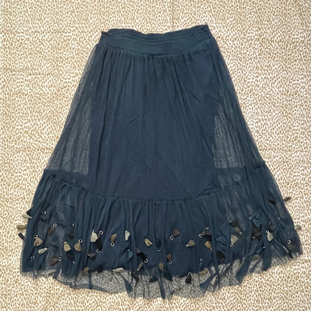Blue skirt